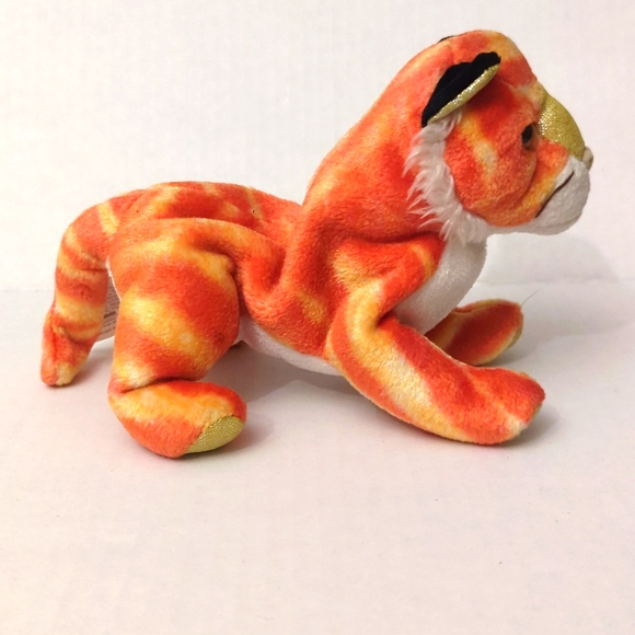 Ty The Beanie Babies TIGER Zodiac Wild Cat Plush Doll Toy - Picture 3 of 3
